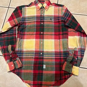 Ralph Lauren Multicolor Plaid Button-Down Shirt